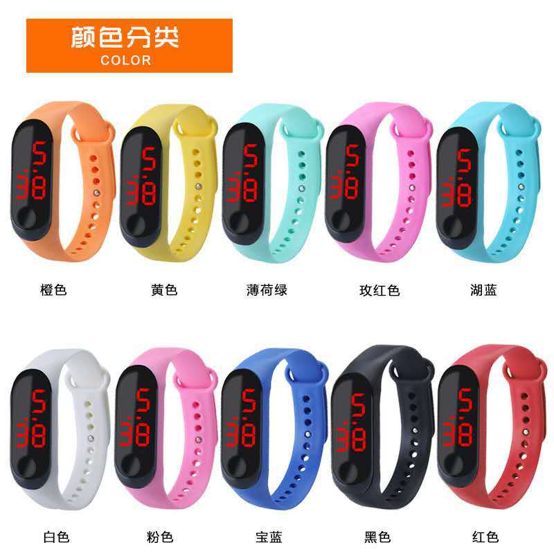 Promotion Gift Cheap Silicone LED Digital Watch