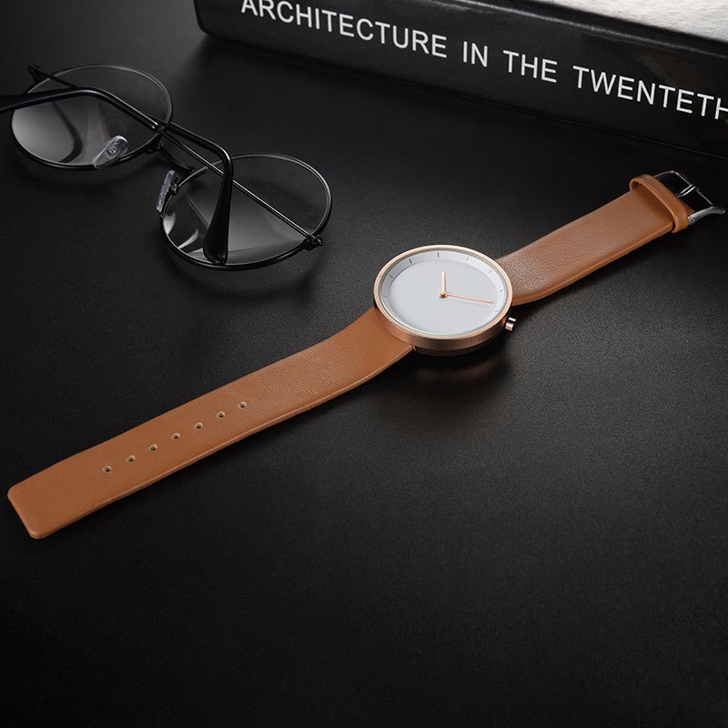 Slim Simple Waterproof Quartz Wrist watch