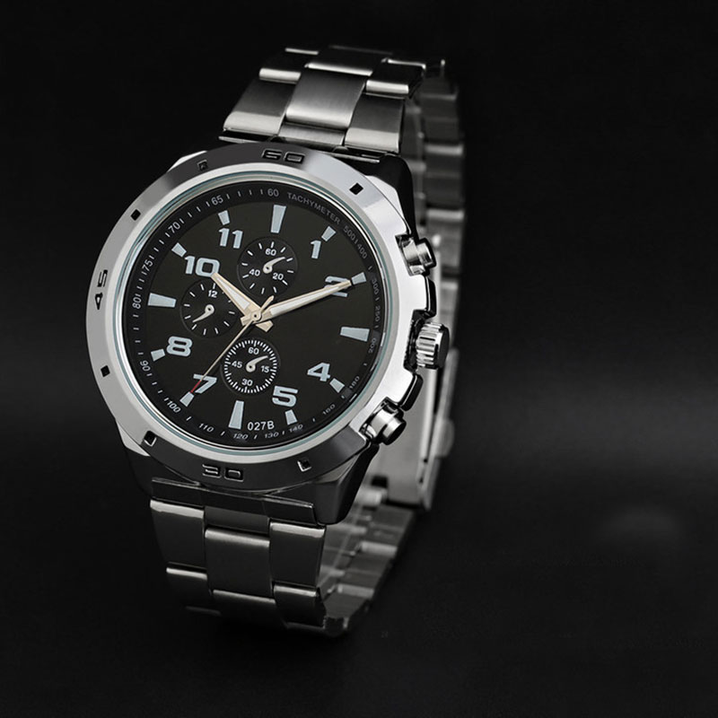 Luxury Classic Chronograph Stainless Steel Watch