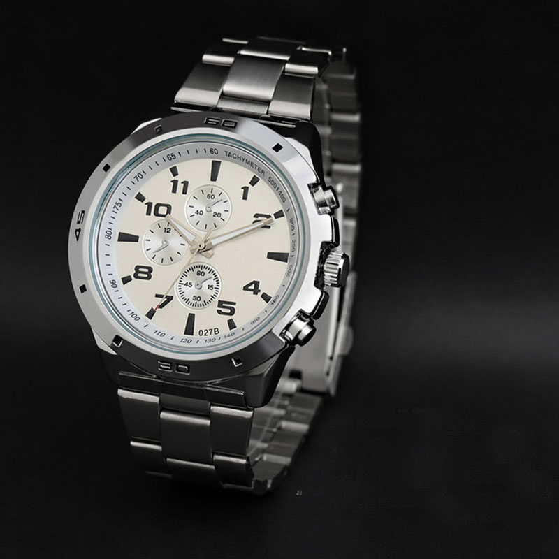 Luxury Classic Chronograph Stainless Steel Watch