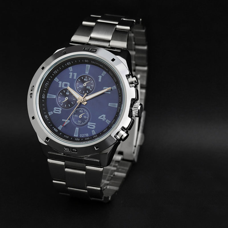 Luxury Classic Chronograph Stainless Steel Watch