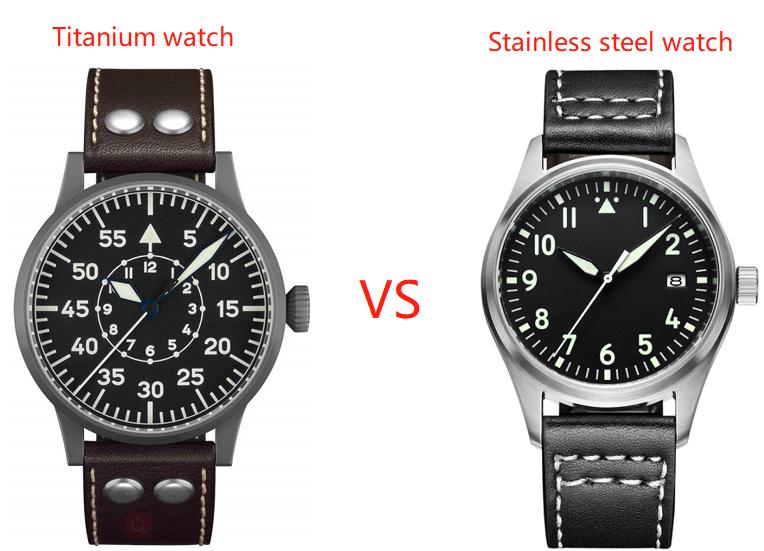 How to choose titanium watch and stainless steel watch or their difference?